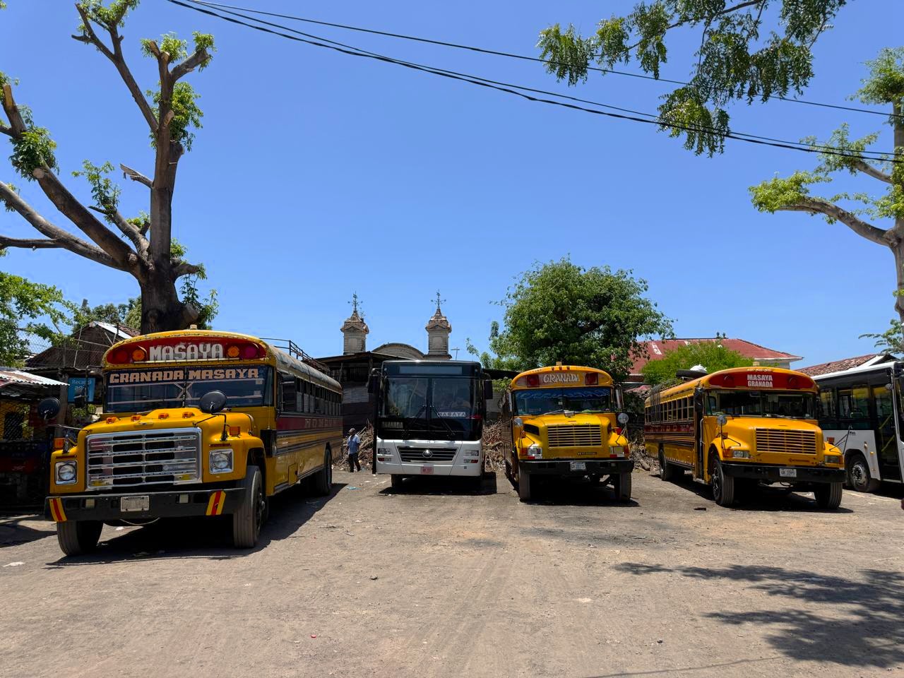 terminal de bus a Mercado Masaya